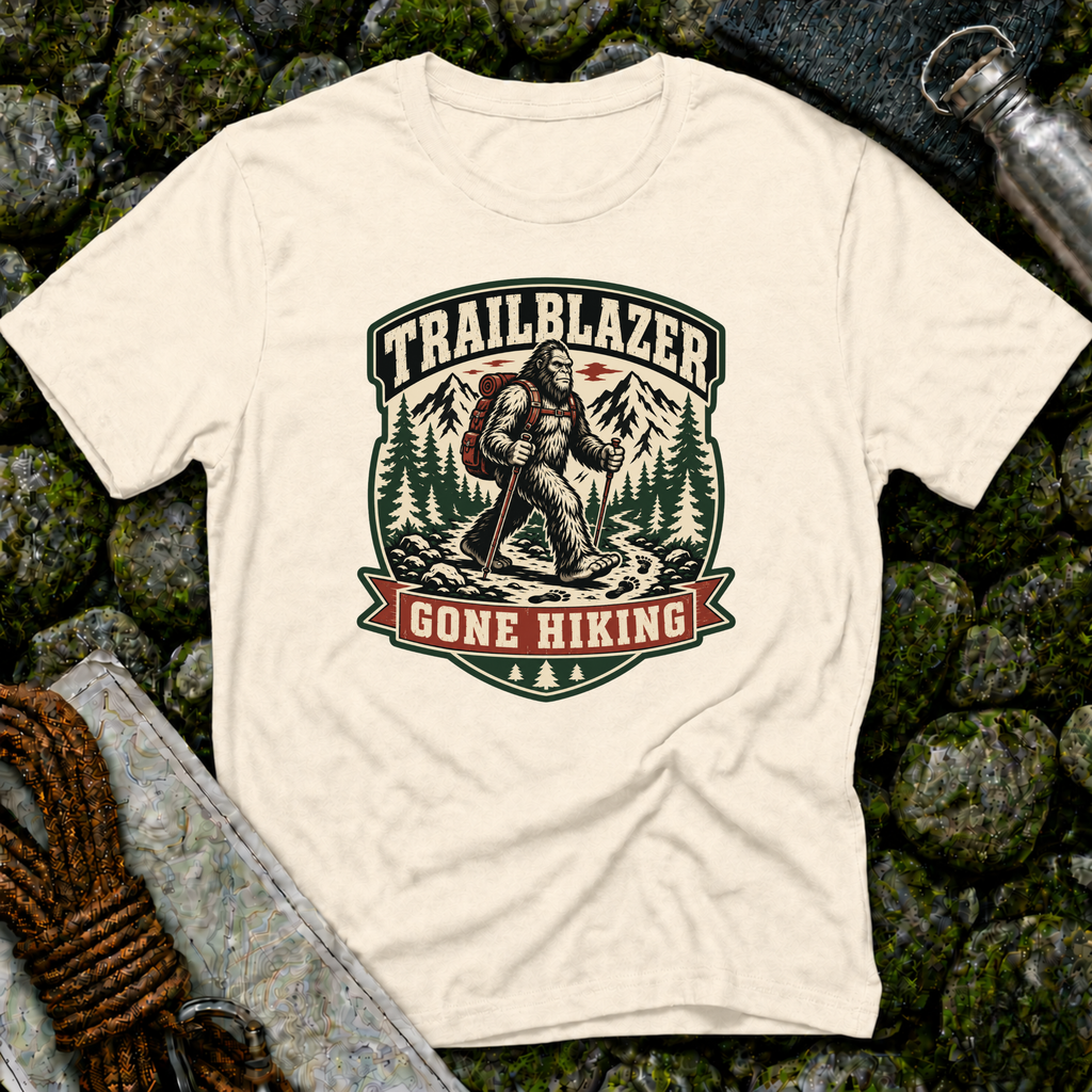 Bigfoot Gone Hiking T-Shirt