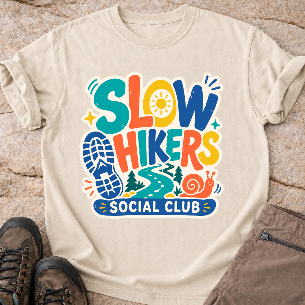 Slow Hikers Social Club - T-Shirt