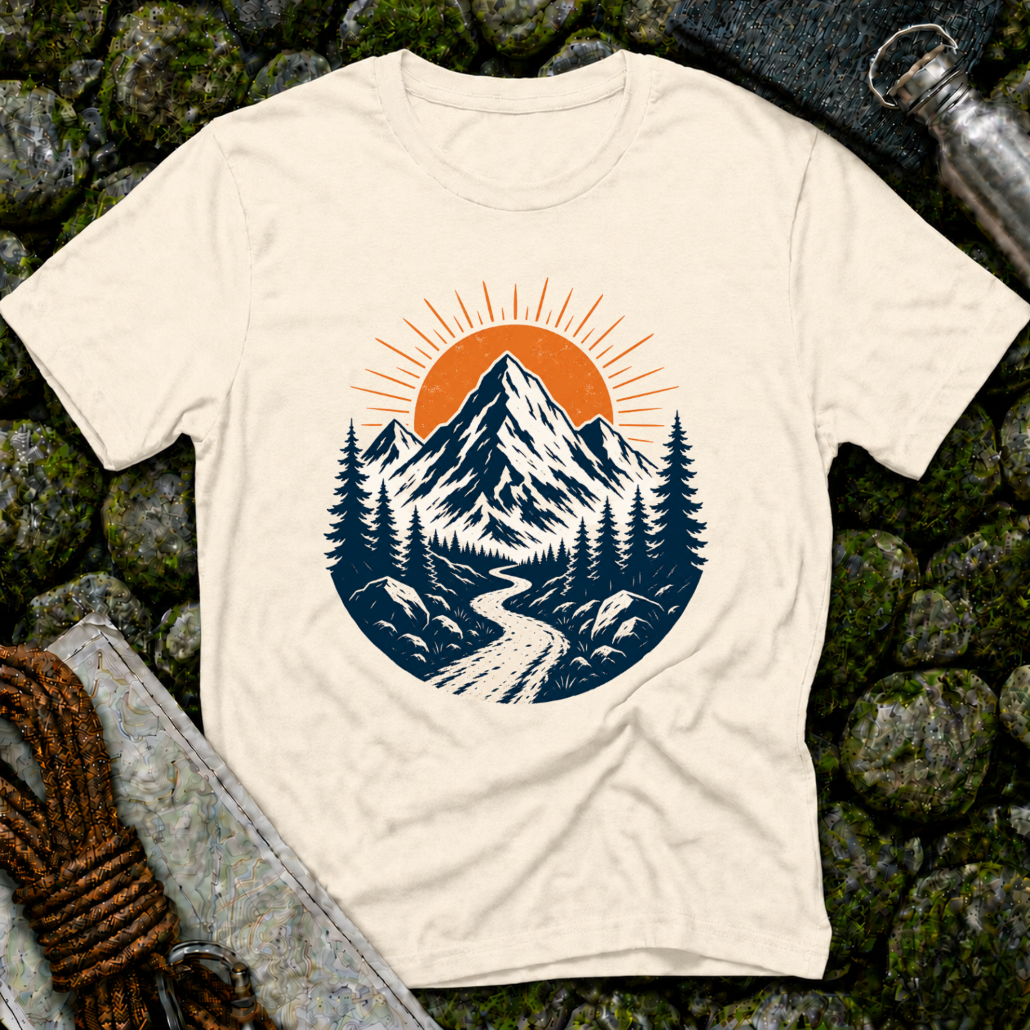 Mountains and Sunrise - T-Shirt