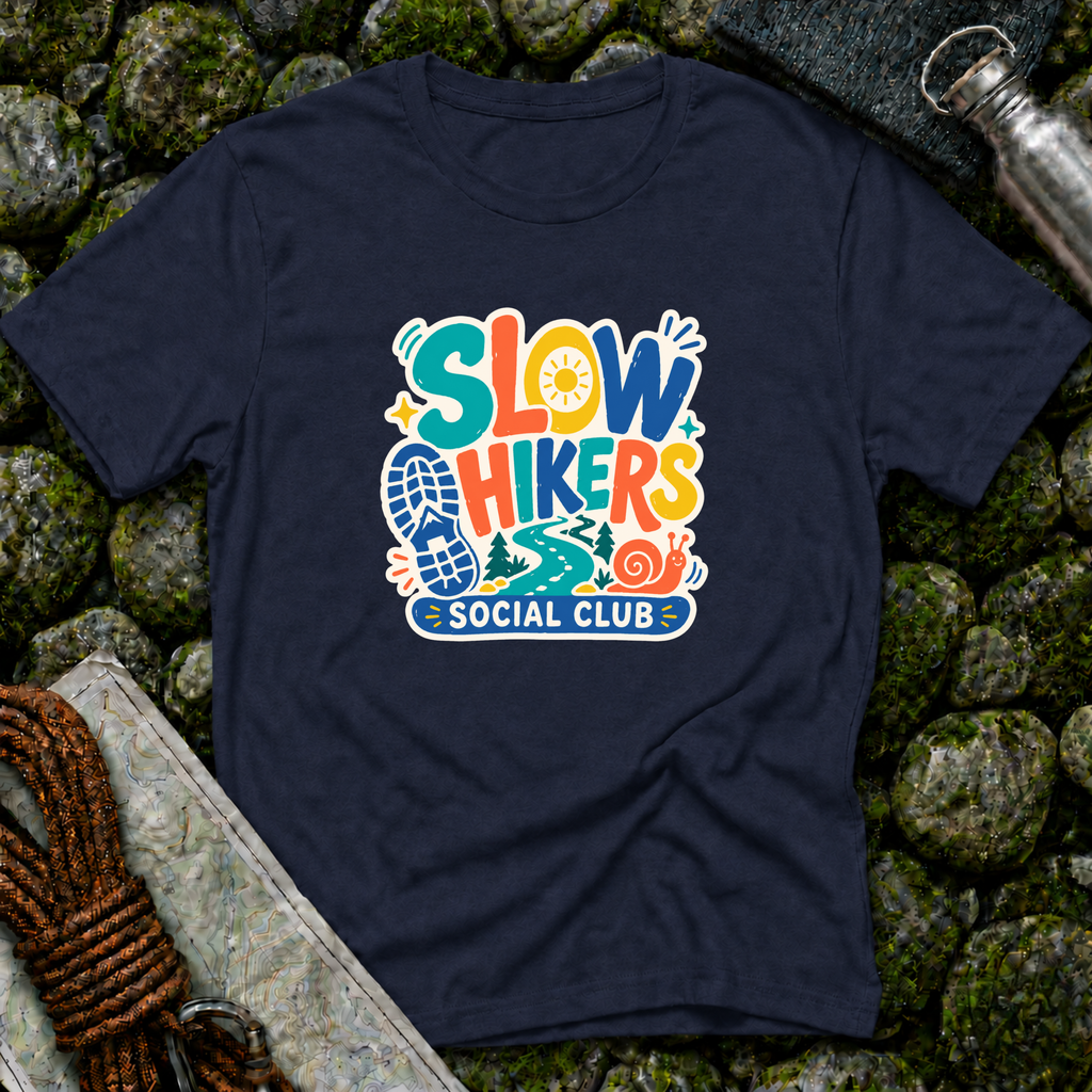 Slow Hikers Social Club - T-Shirt