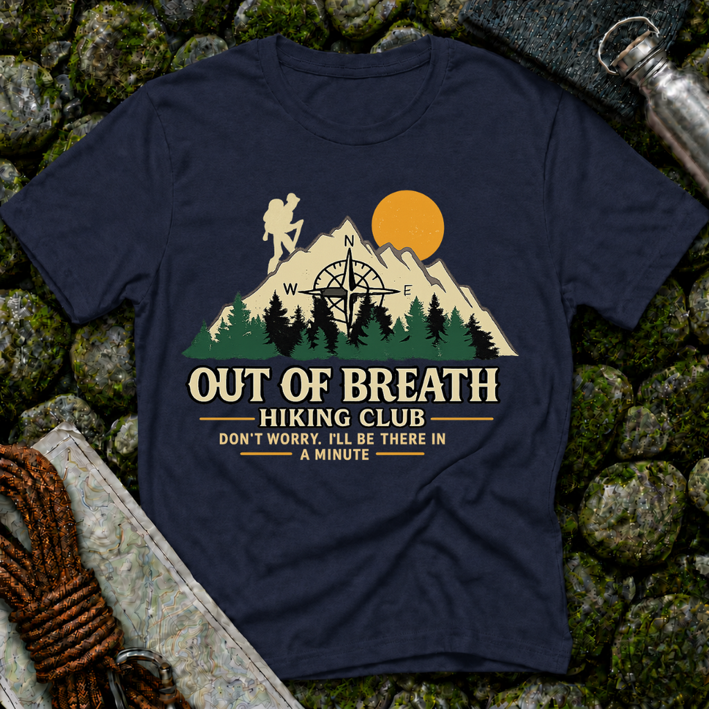 Out of Breath Hiking Club - T-Shirt