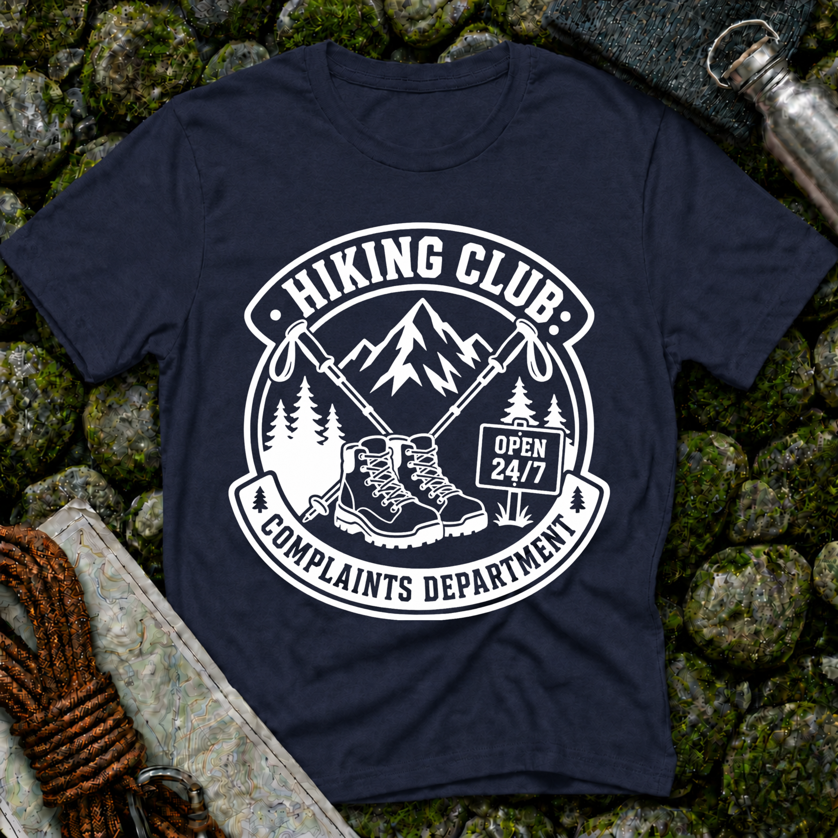 Hiking Club Complaints Department T-Shirt