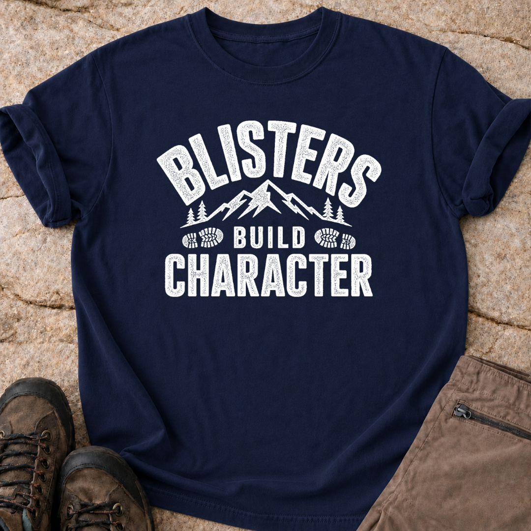 Blisters Build Character - T-Shirt