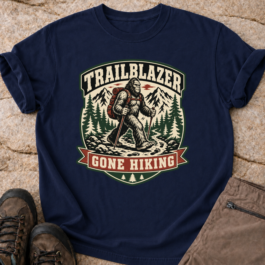 Bigfoot Gone Hiking T-Shirt