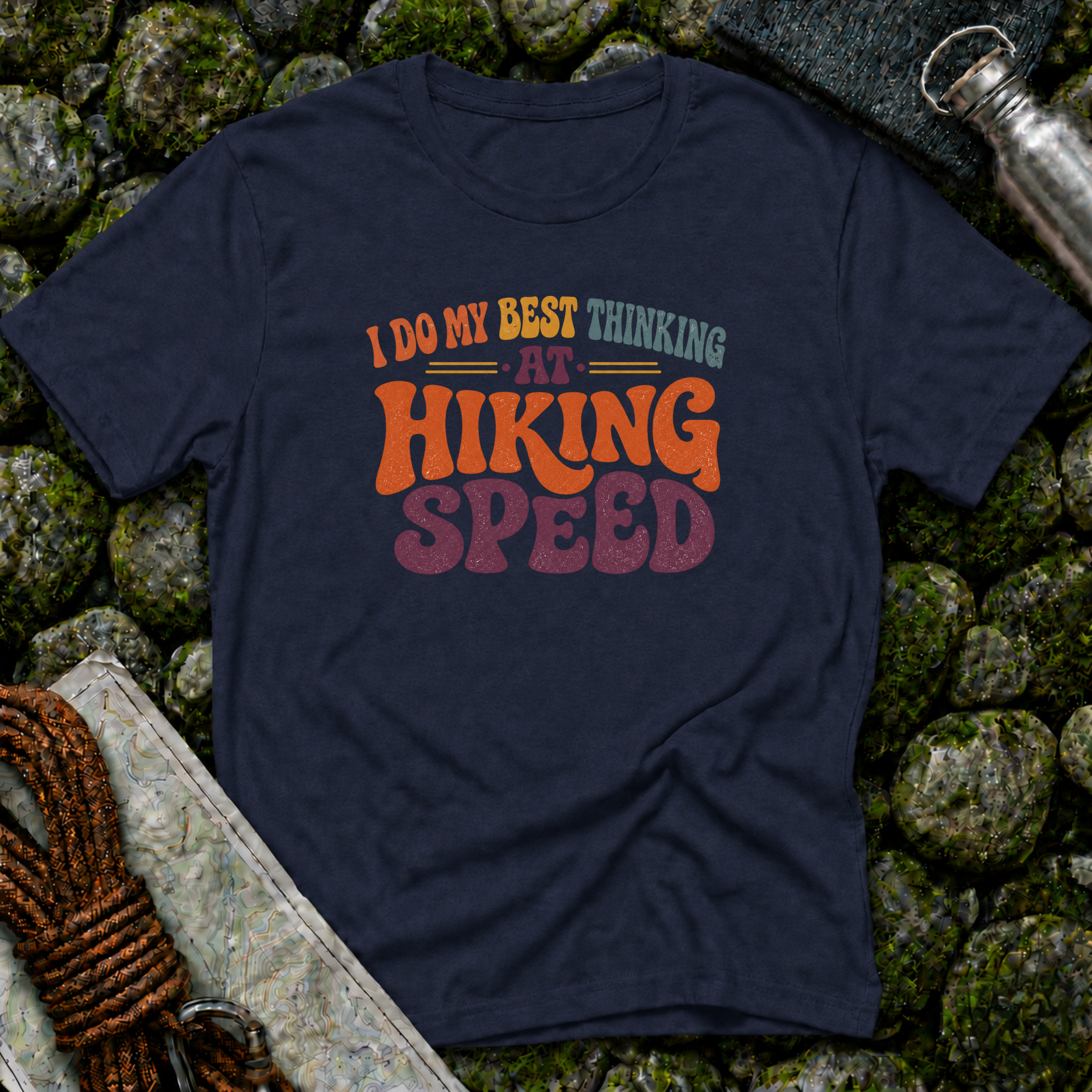 I Do My Best Thinking at Hiking Speed T-Shirt
