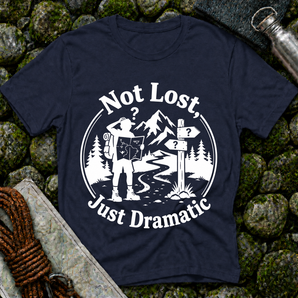 Not Lost Just Dramatic - T-Shirt