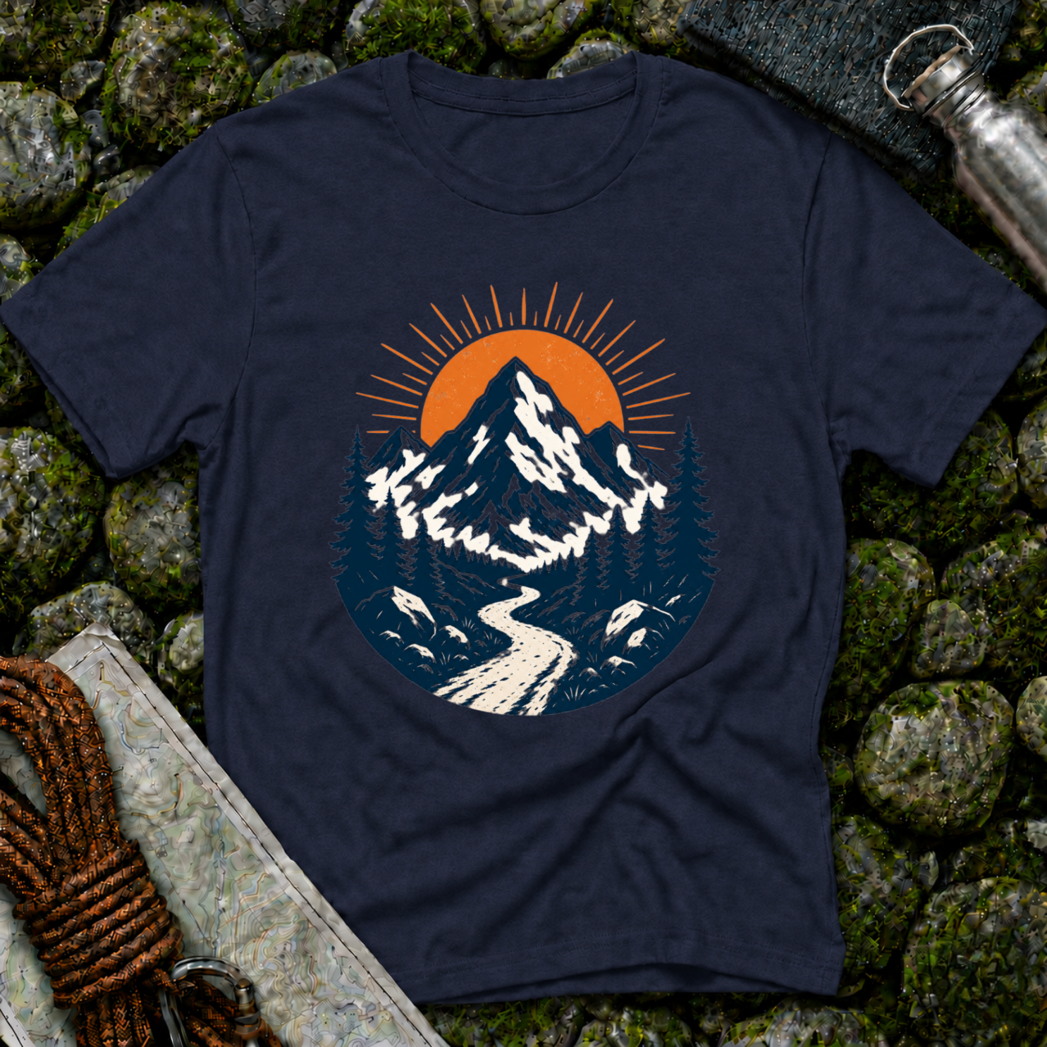 Mountains and Sunrise - T-Shirt