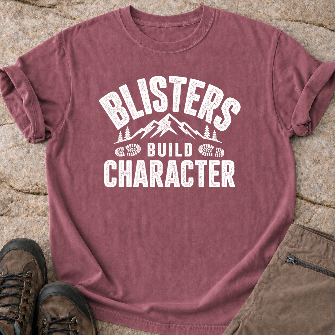 Blisters Build Character - T-Shirt