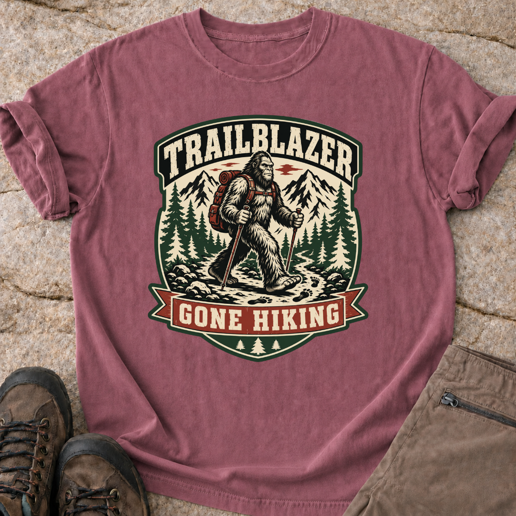 Bigfoot Gone Hiking T-Shirt