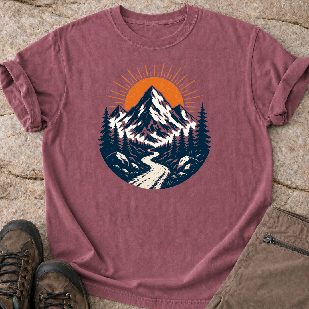 Mountains and Sunrise - T-Shirt