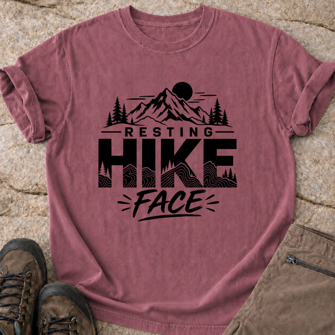 Resting Hike Face - T-Shirt