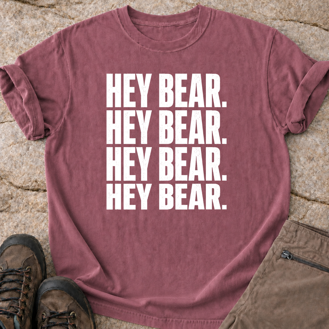 Hey Bear, Hey Bear, Hey Bear - T-Shirt
