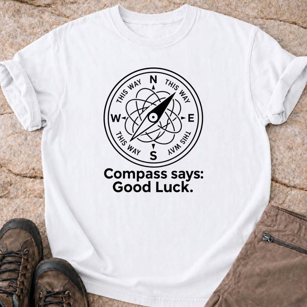 Compass Says Good Luck T-Shirt