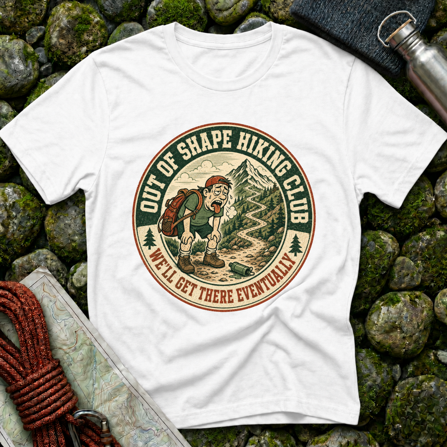 Out of Shape Hiking Club - T-Shirt