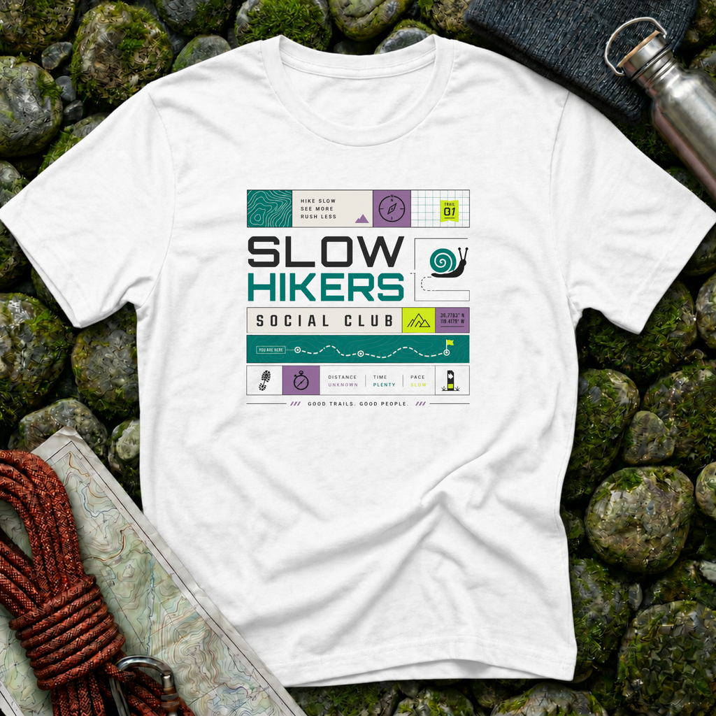Slow Hikers Social Club - T-Shirt