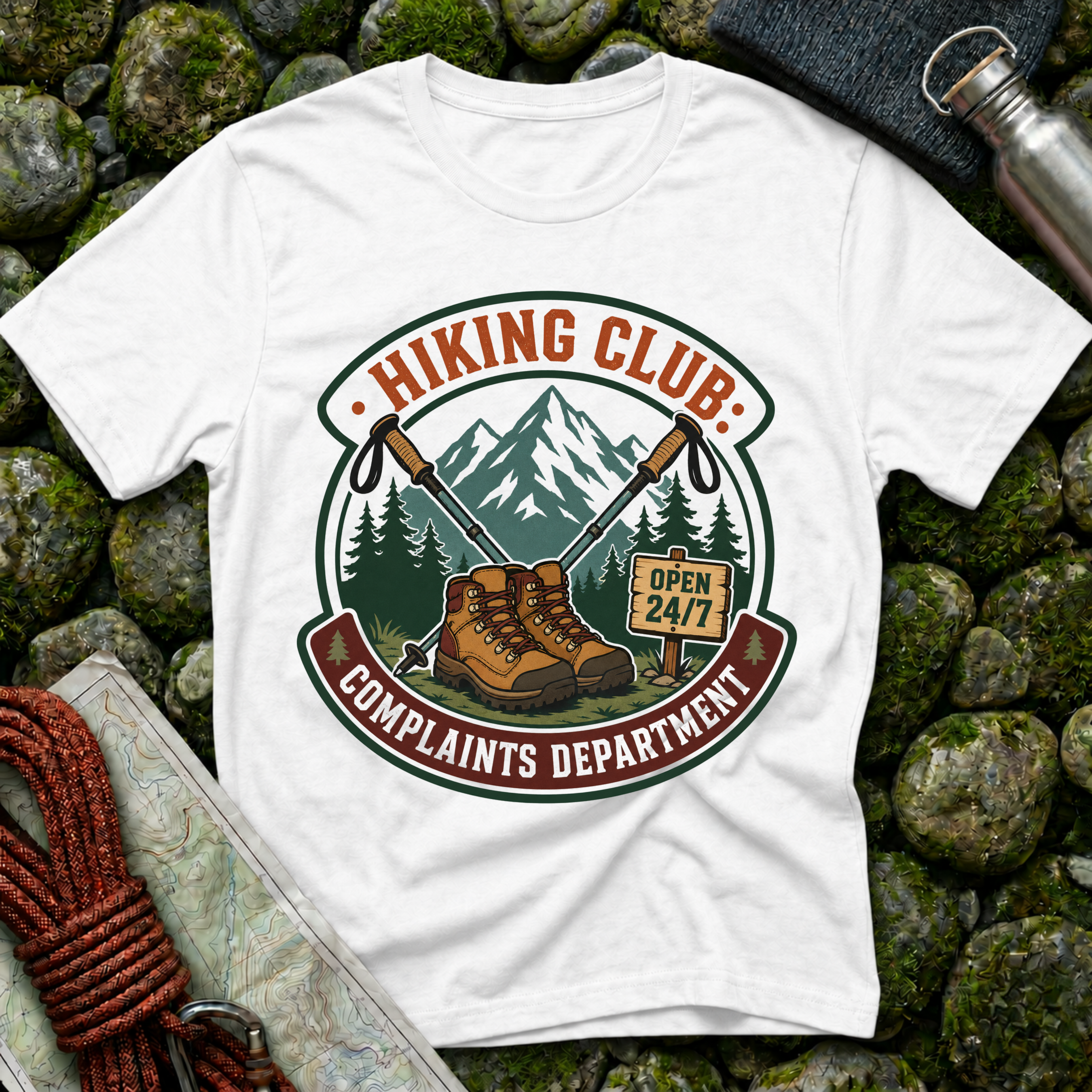 Hiking Club Complaints Department T-Shirt