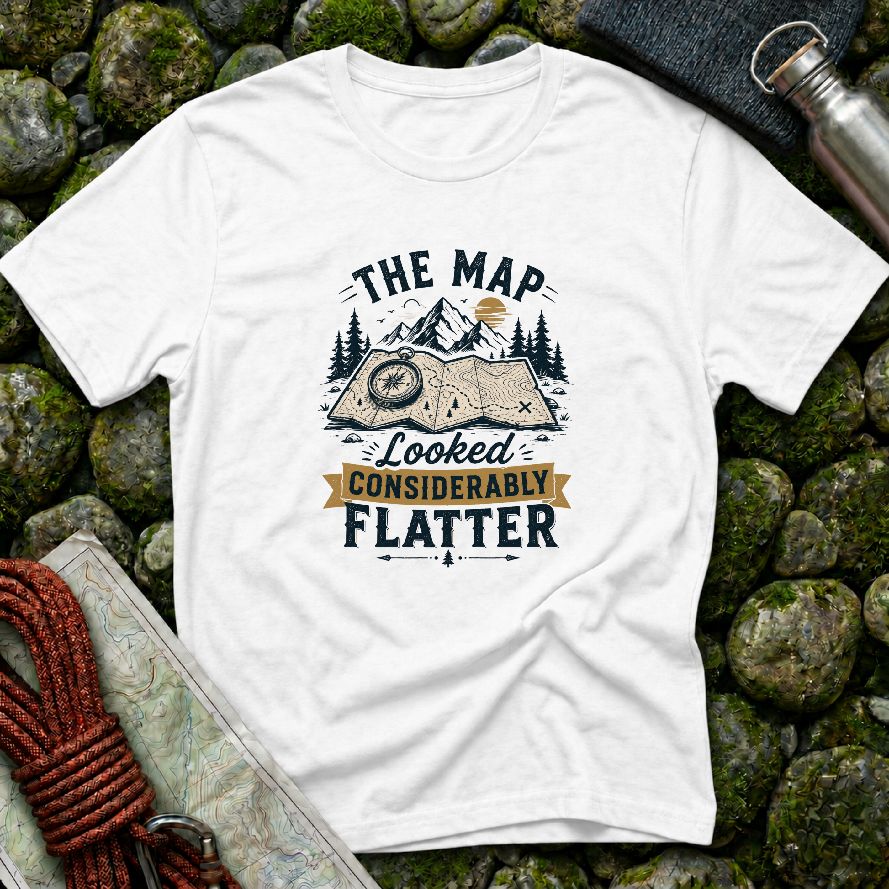 The Map Looked Flatter T-Shirt