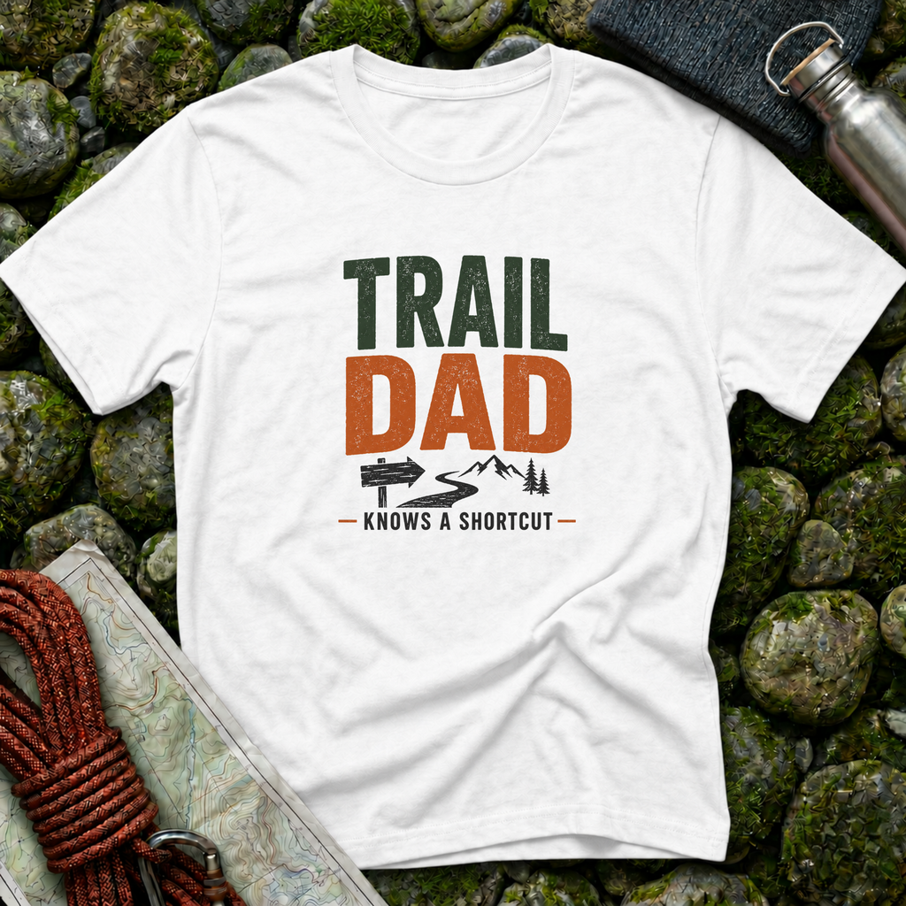 Trail Dad Knows a Shortcut T-Shirt