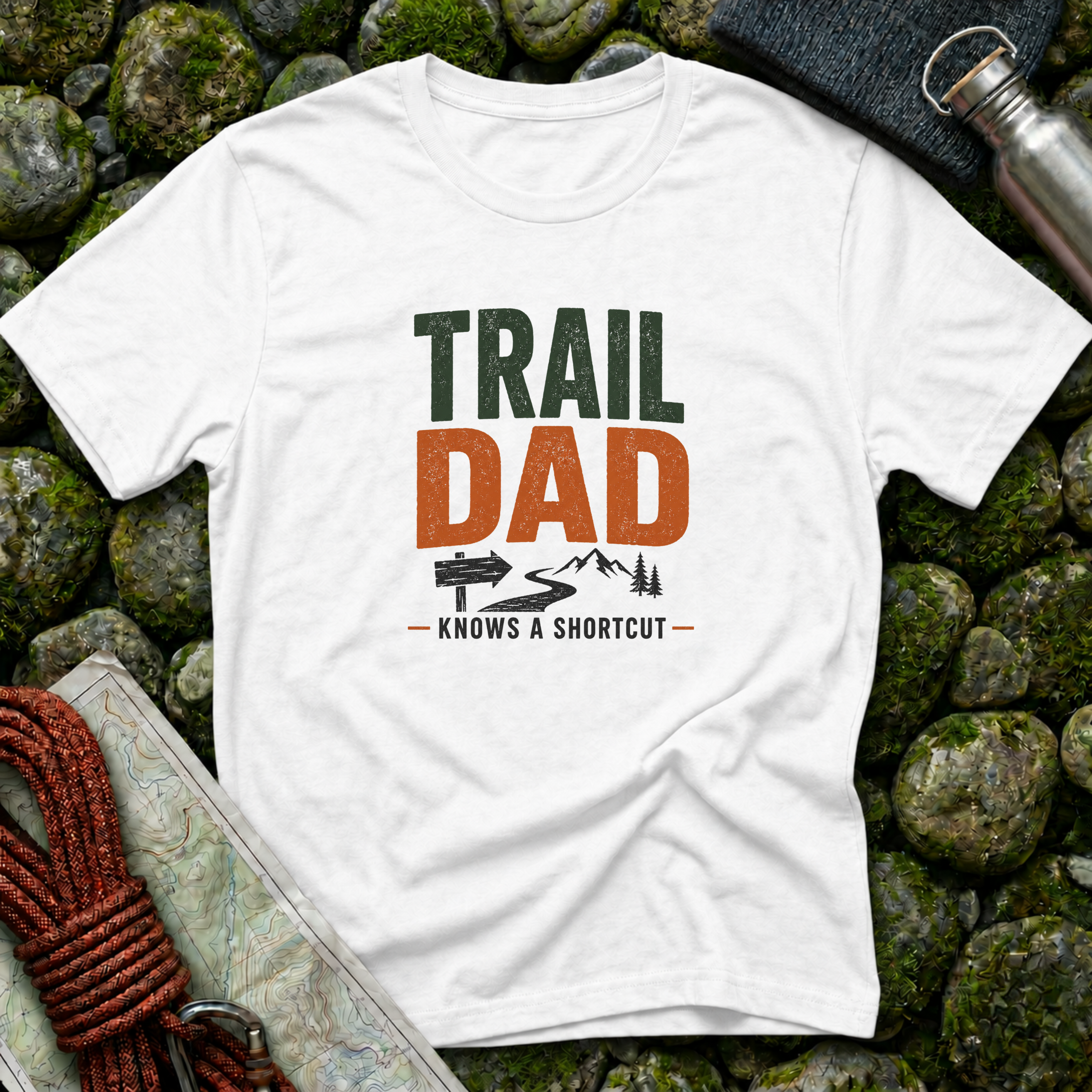 Trail Dad Knows a Shortcut T-Shirt