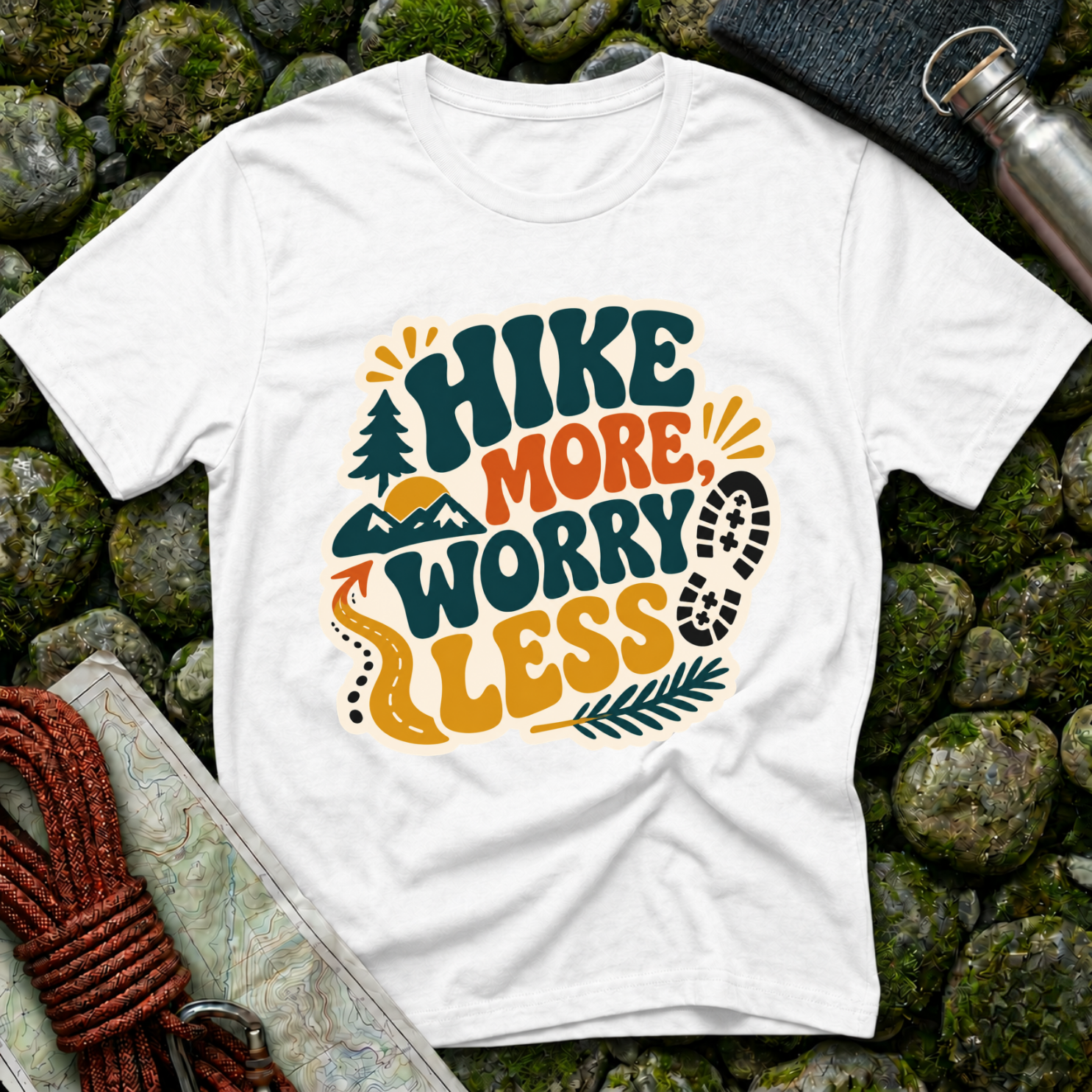 Hike More Worry Less - T-Shirt