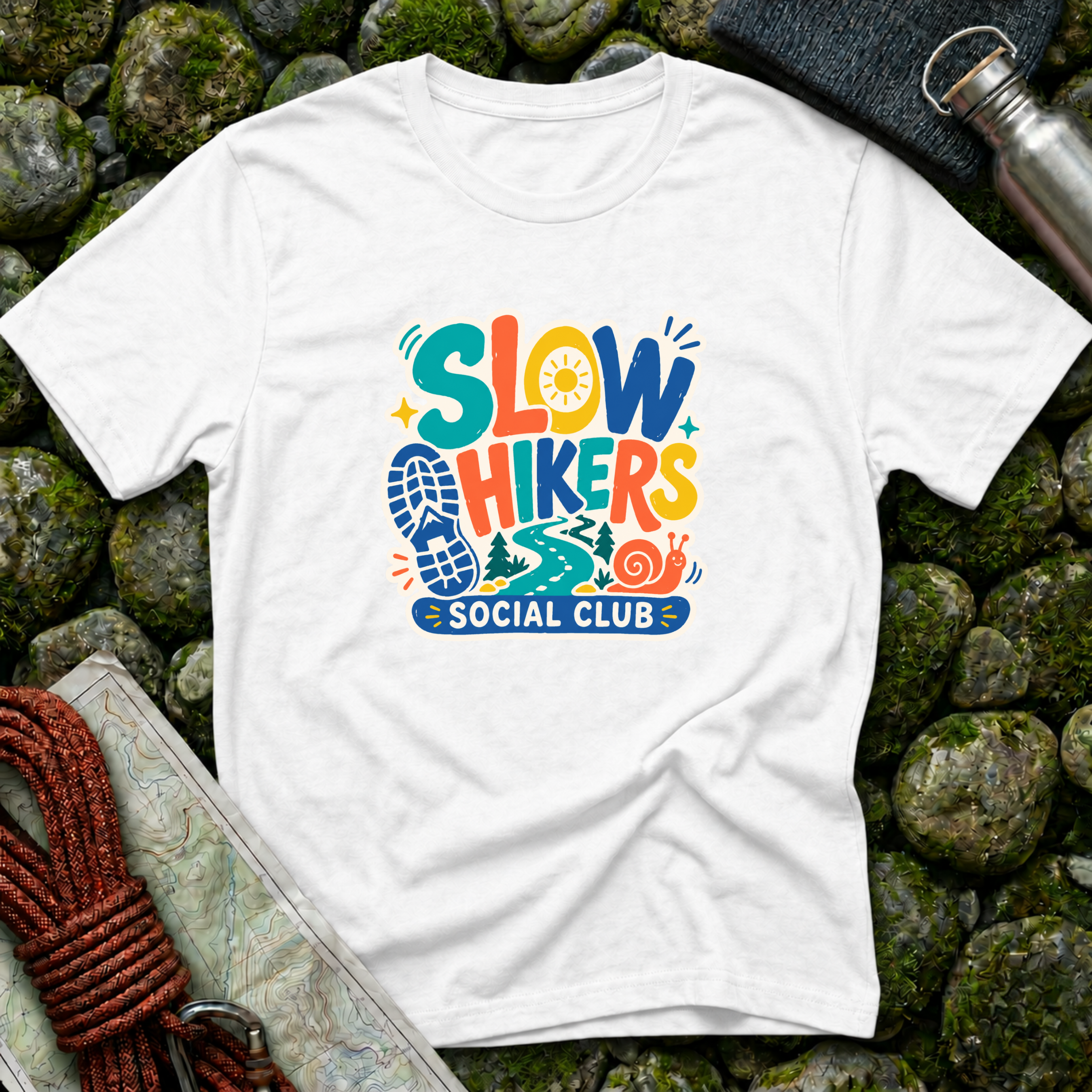 Slow Hikers Social Club - T-Shirt