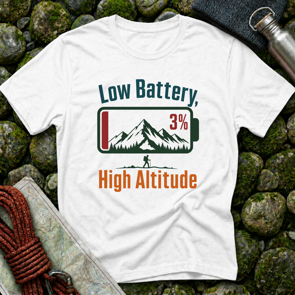 Low Battery High Altitude T-Shirt