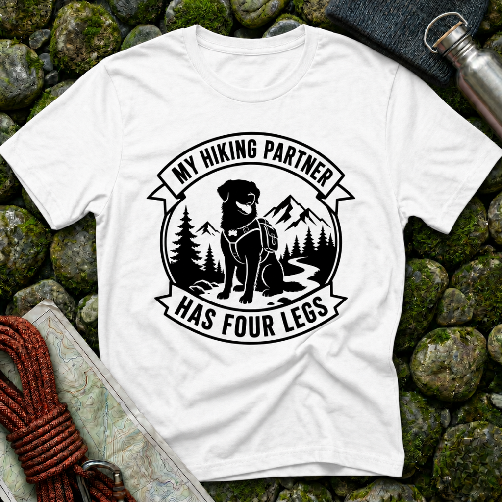 My Hiking Partner Has Four Legs - T-Shirt
