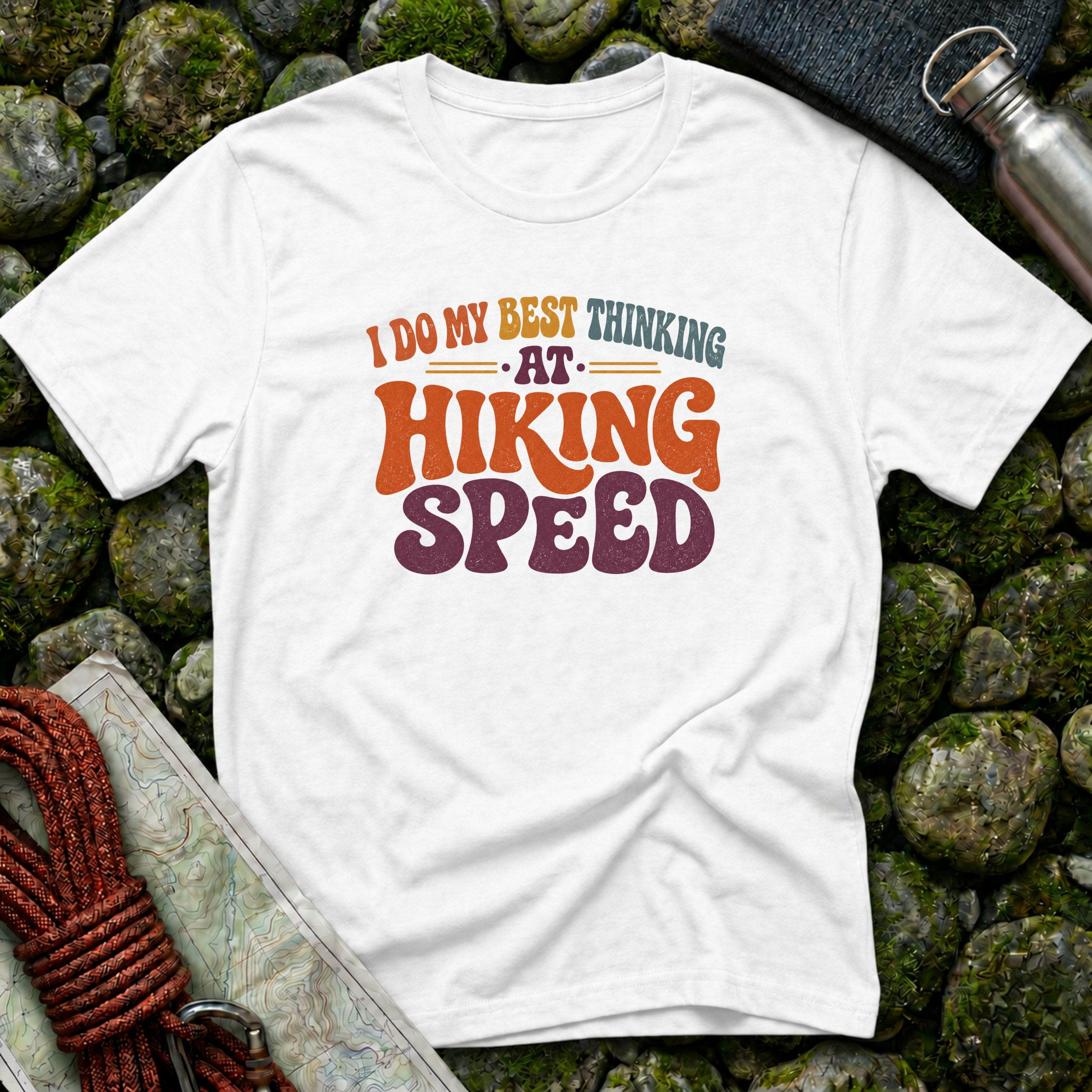 I Do My Best Thinking at Hiking Speed T-Shirt