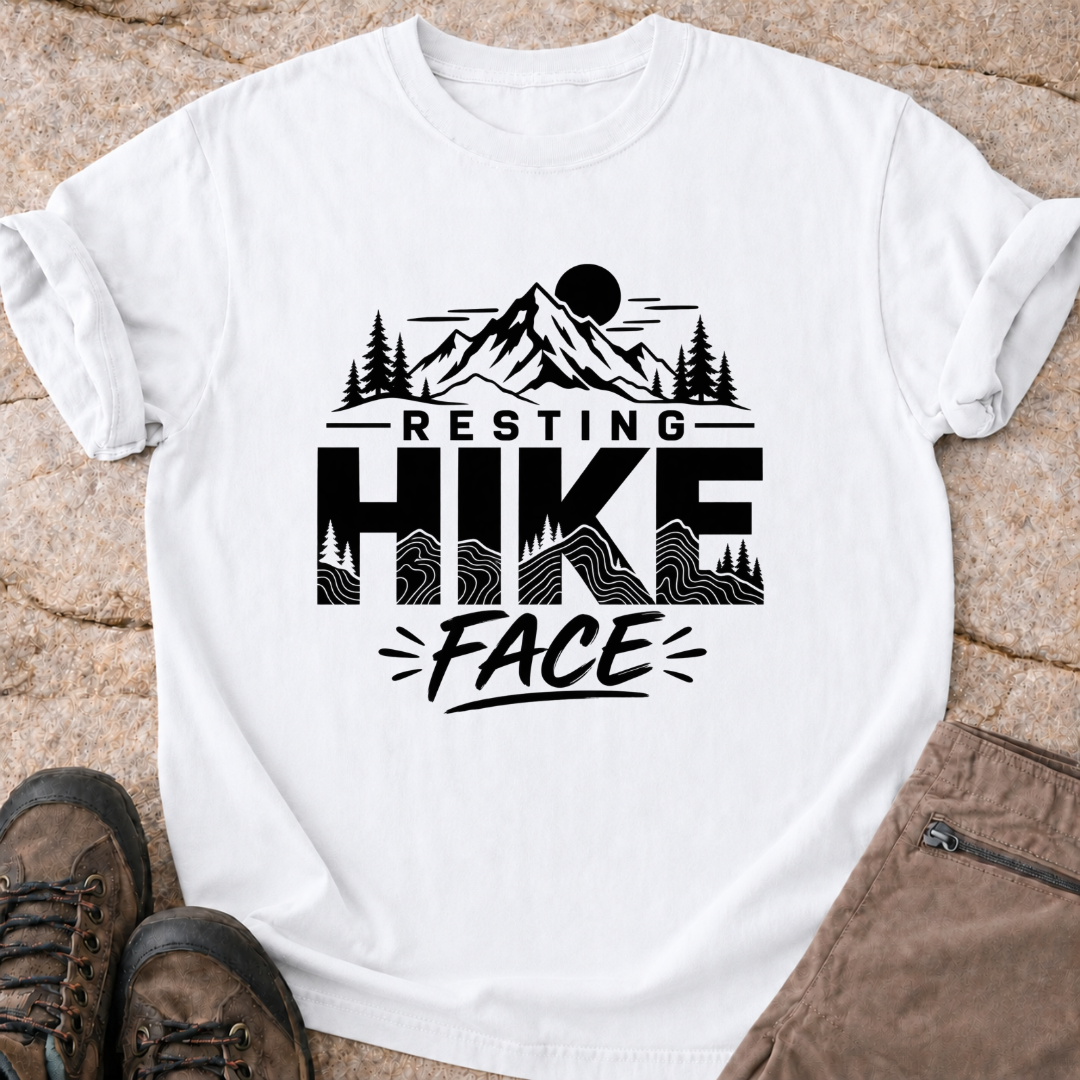 Resting Hike Face - T-Shirt