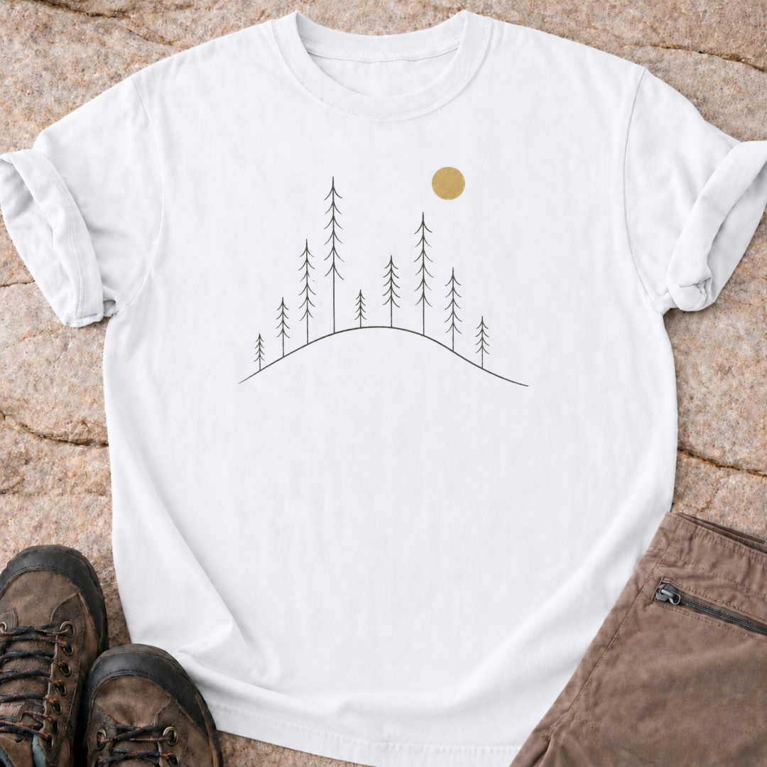 Tranquil Trees On a Hill T-Shirt