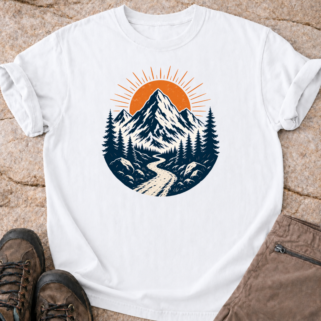 Mountains and Sunrise - T-Shirt