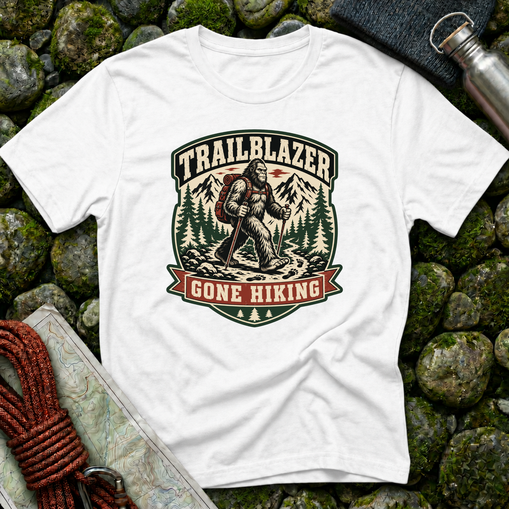 Bigfoot Gone Hiking T-Shirt