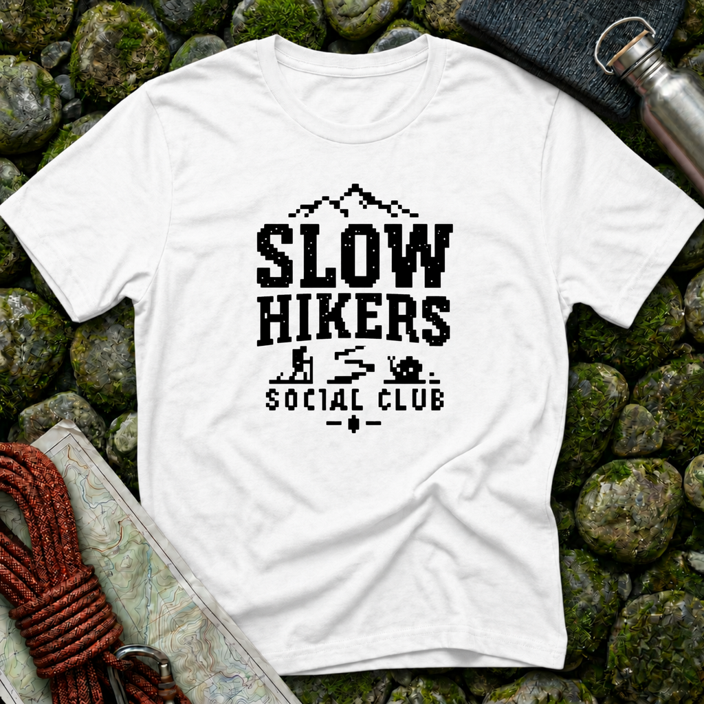 Slow Hikers Pixels T-Shirt