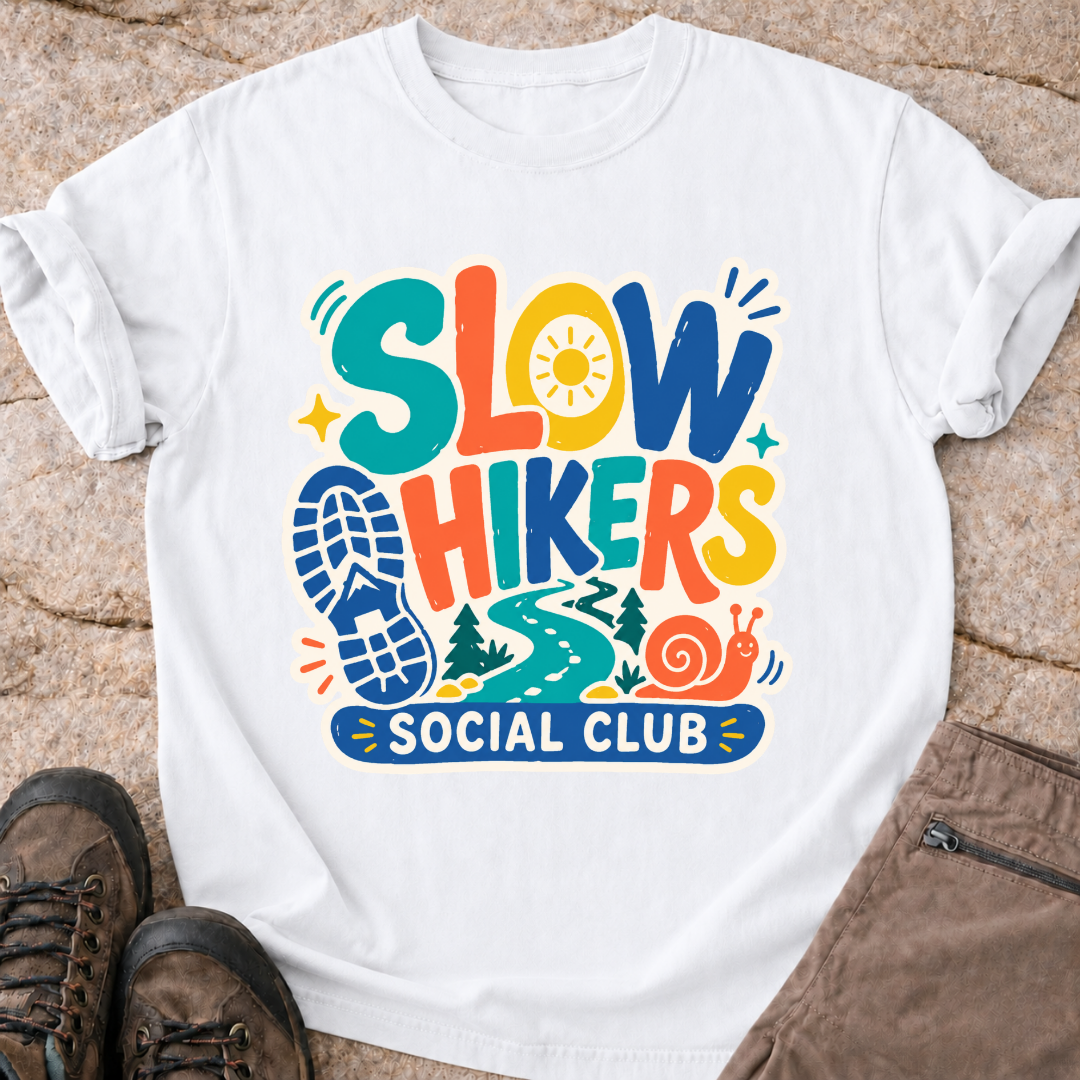 Slow Hikers Social Club - T-Shirt