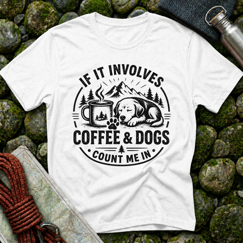 If it Involves Coffee and Dogs - T-Shirt