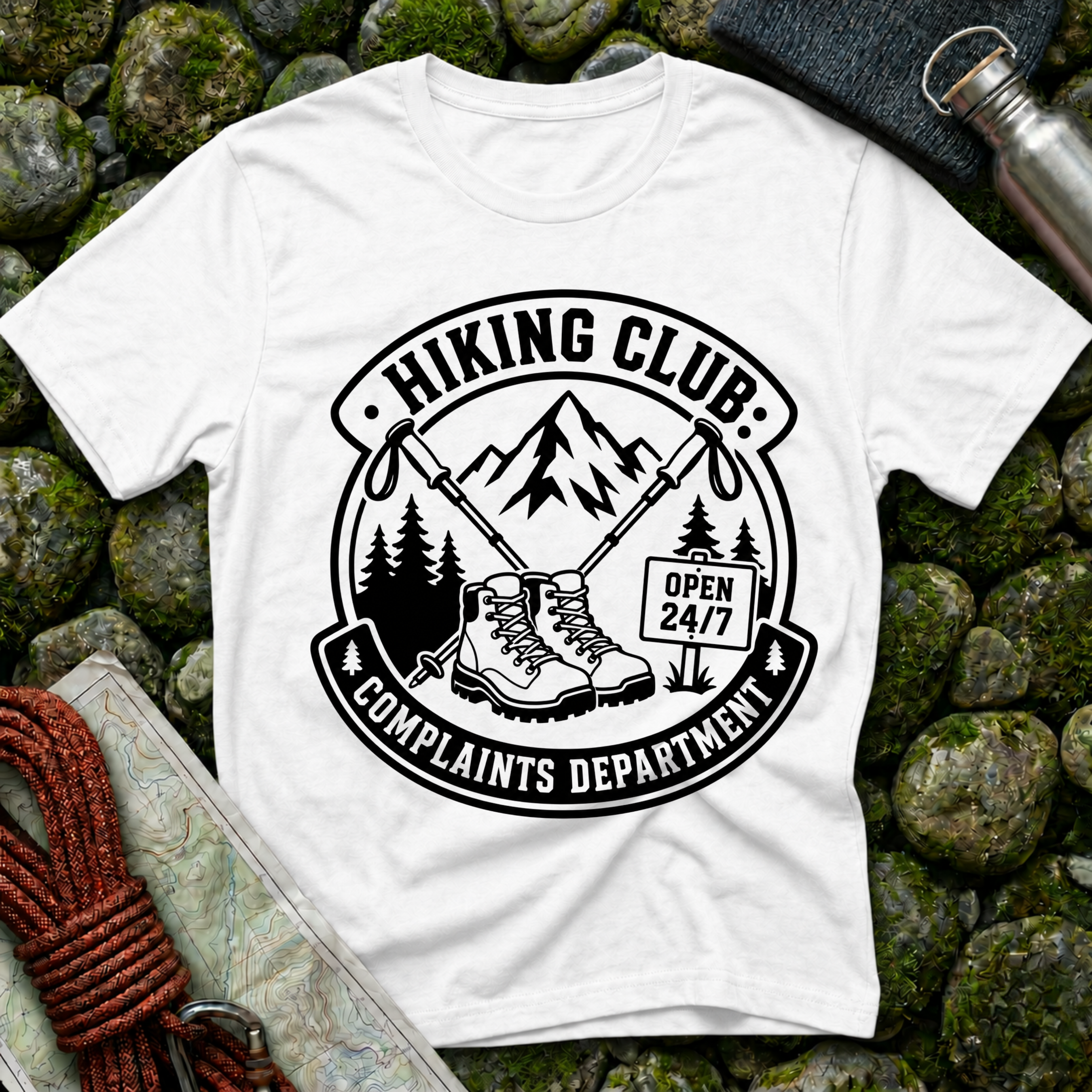 Hiking Club Complaints Department T-Shirt