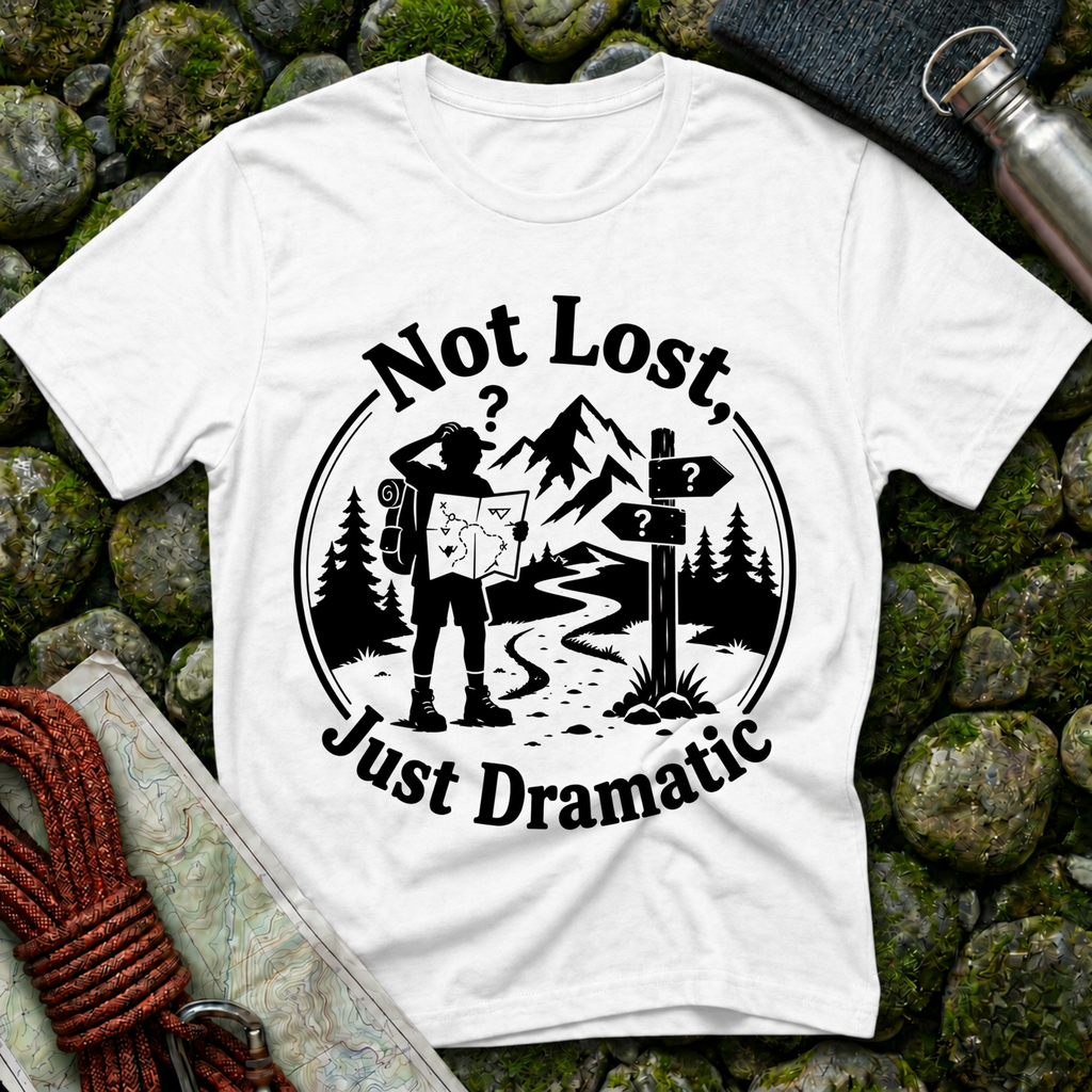Not Lost Just Dramatic - T-Shirt