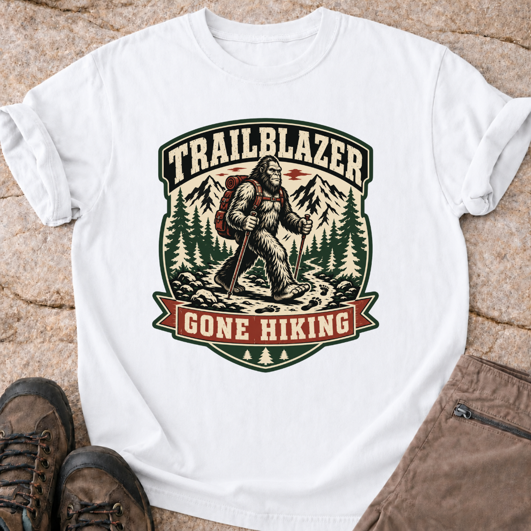 Bigfoot Gone Hiking T-Shirt